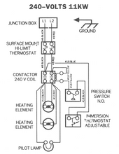 Load image into Gallery viewer, Pool Heater - Electric Spa Heater 11.0 KW (CSPA Series)