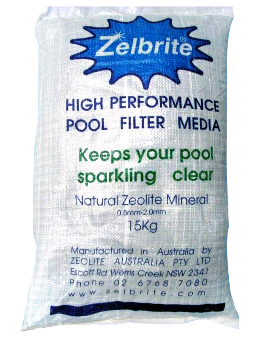 Filter Media - Zelbrite® Active Filter Media 15kg Bag (Sand Filter) - FOR RESERVATIONS ONLY